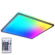 Briloner b.k.licht - plafoniera led rgb - nera - dimmerabile - con luce indiretta - luce colorata - con telecomando - l: 42cm