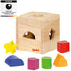 Goki wooden sorting cube with blocks