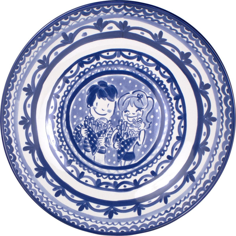 Blond Amsterdam rubio delft - cuenco - ø 36 cm - azul -
