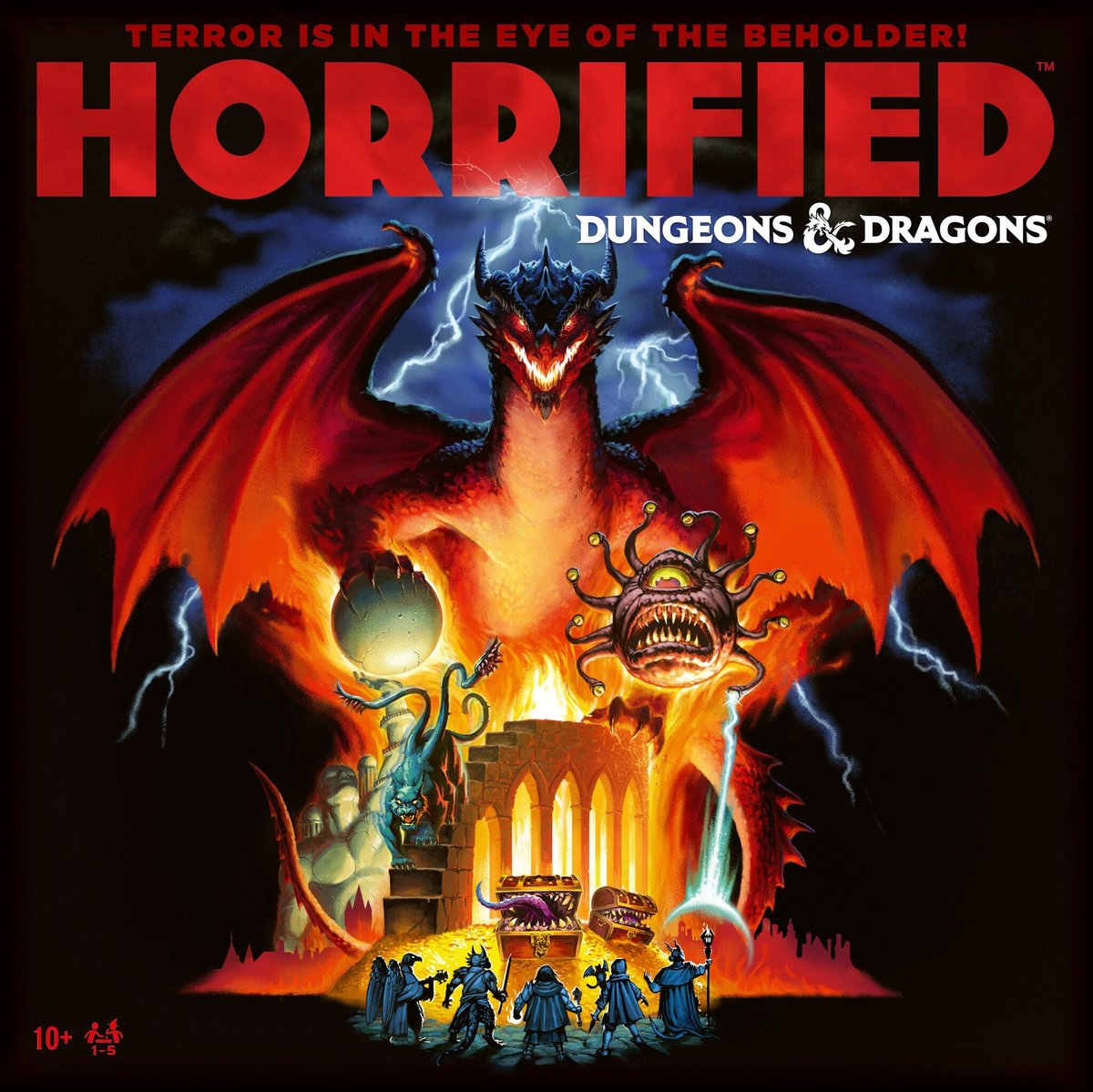 Ravensburger juego de mesa de dragones y mazmorras horrorizados
