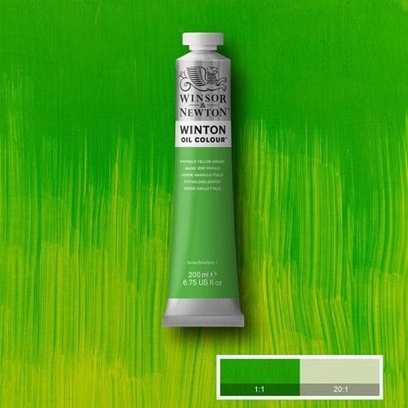 Winsor Newton Pittura a olio Winton 200 ml - 403 ftalo giallo verde