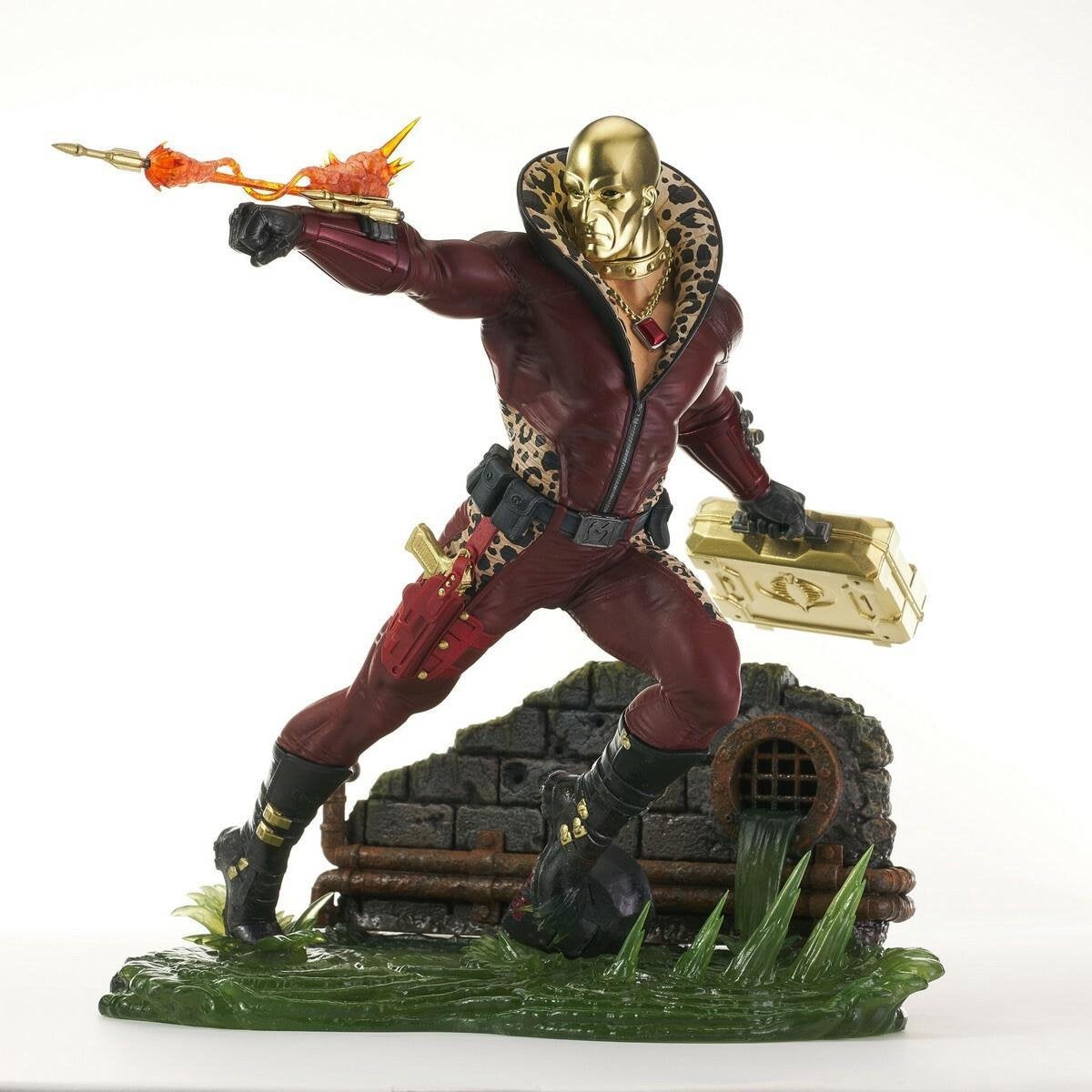 Merkloos sans marque g.i. joe gallery: destro profit director exclusive pvc statue