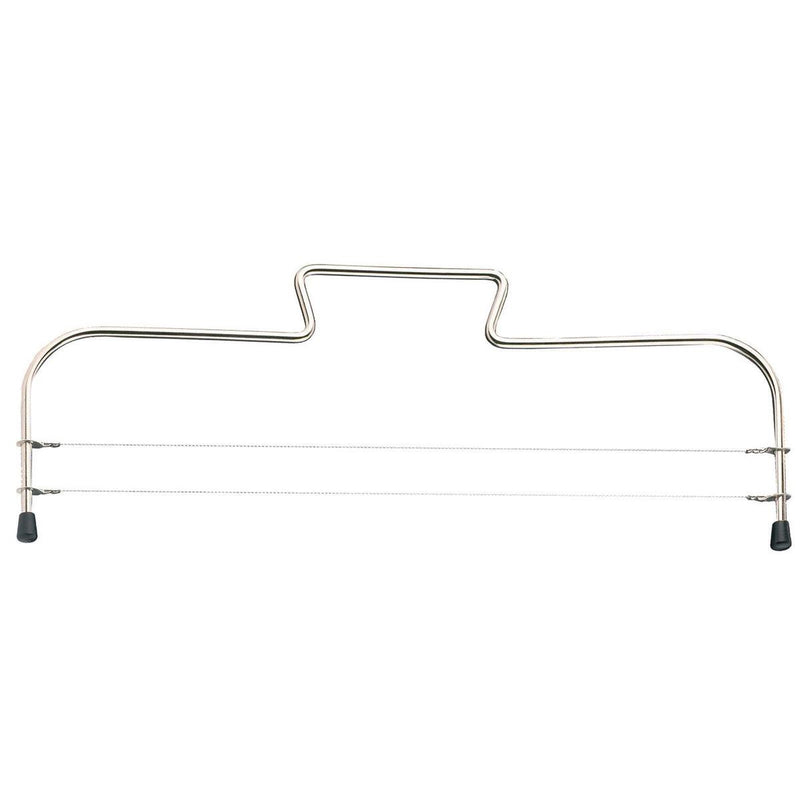 Westmark taartsnijder met 2 gekartelde snijdraden, roestvrij staal, lengte: 32 cm, simplex-duo, zilver, 71602270