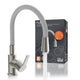 Eisl flexo kitchen tap - mixer tap - stainless steel look-gray