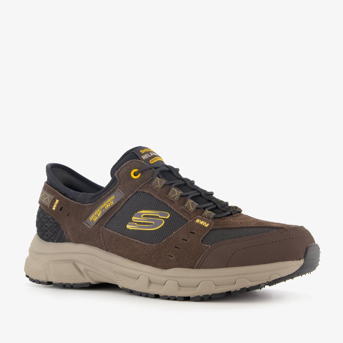 Zapatos para caminar Skechers slip-ins para hombre gato. un marrón - talla 46 - extra confort - viscoelástica