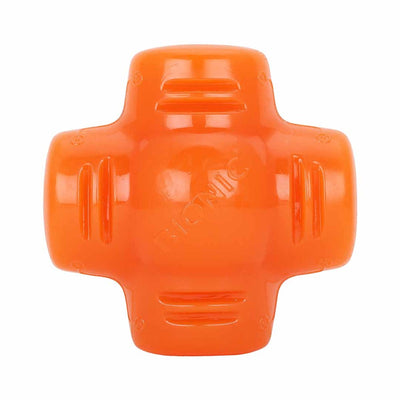 Bionic voederspeeltje treat star 12x12x7cm oranje