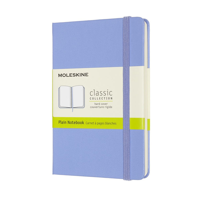 Taccuino classico Moleskine - tascabile - copertina rigida - vuoto - blu ortensia
