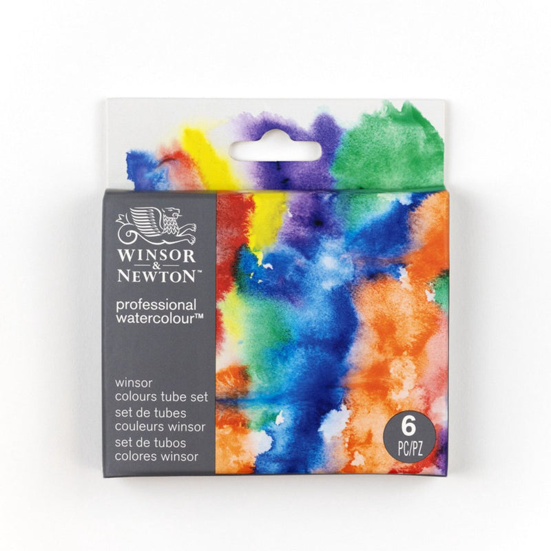 Winsor Newton 0190836 Set de acuarelas profesionales 6x5ml - Winsor Colors para artistas