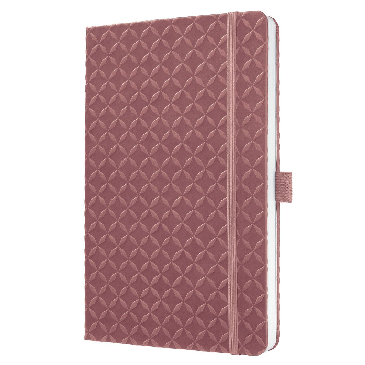Sigel quaderno jolie - flair - a5 - rosso polvere - a righe - copertina rigida - si-jn135