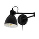 Lampada da parete Eglo san peri - e27 - 30 cm - nera