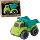 Merkloos bioplastic kiepwagen 18 cm groen