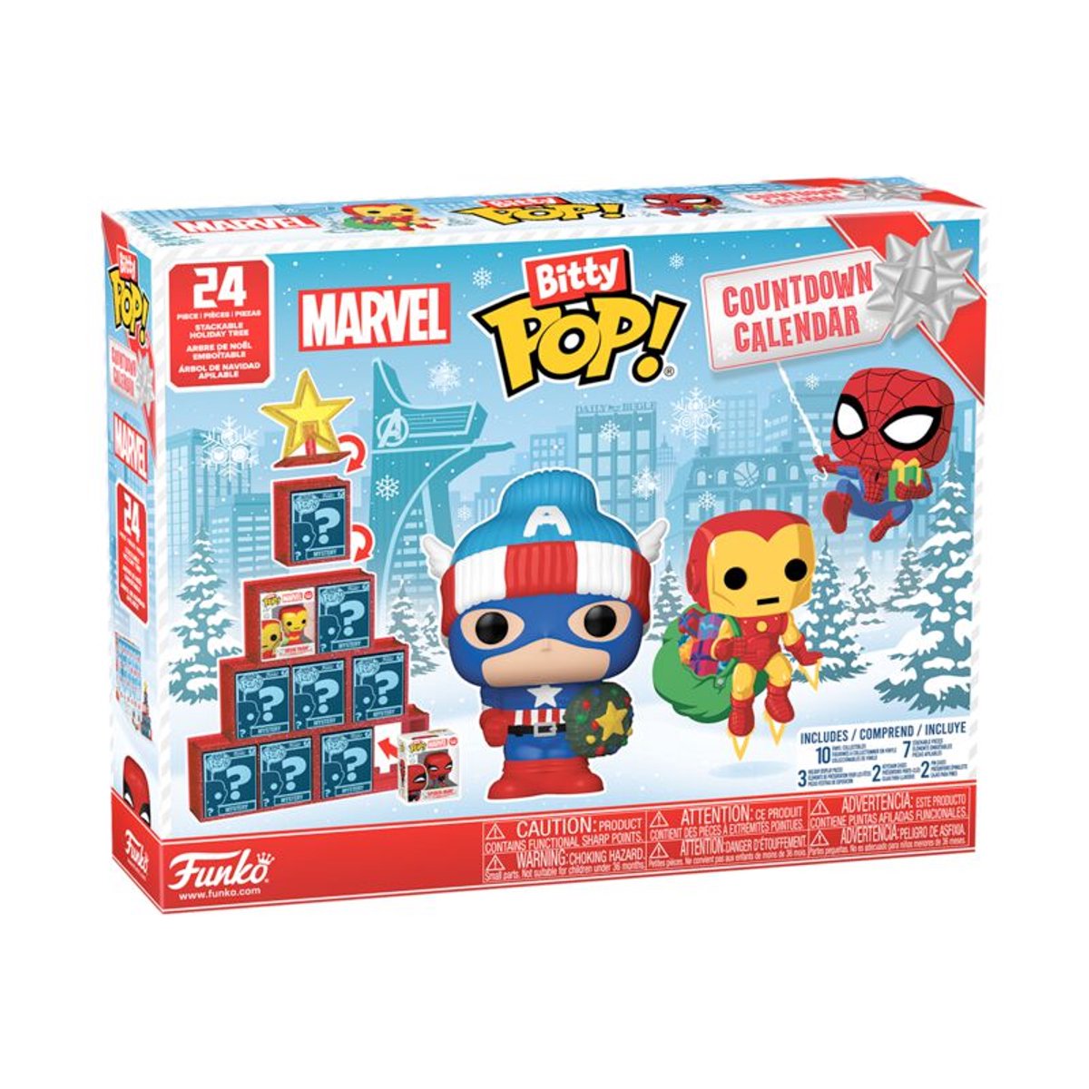 Funko marvel marvel - bitty pop! adventskalender unisex kalender - neutraal - standard
