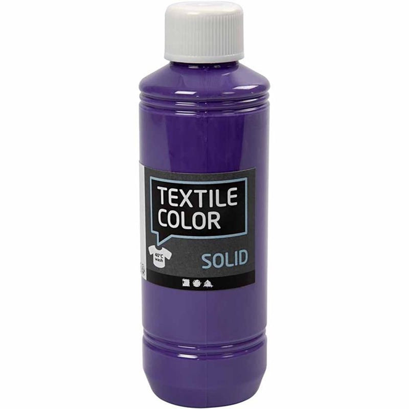 Creativ Company Textil Color que cubre pintura textil Purple, 250 ml