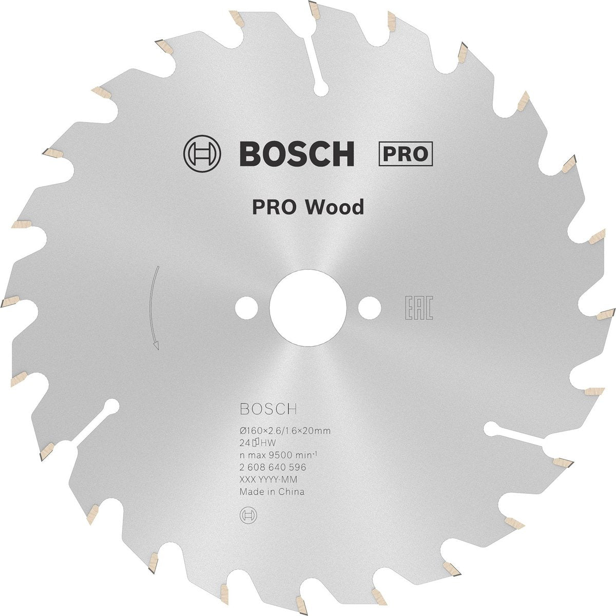 Bosch cirkzb opt 160x20 16x2,6 24t wz