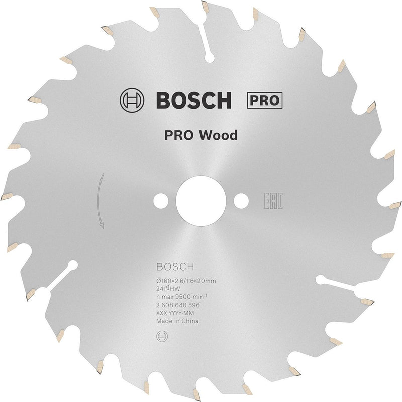 Bosch cirkzb opt 160x20 16x2.6 24t wz