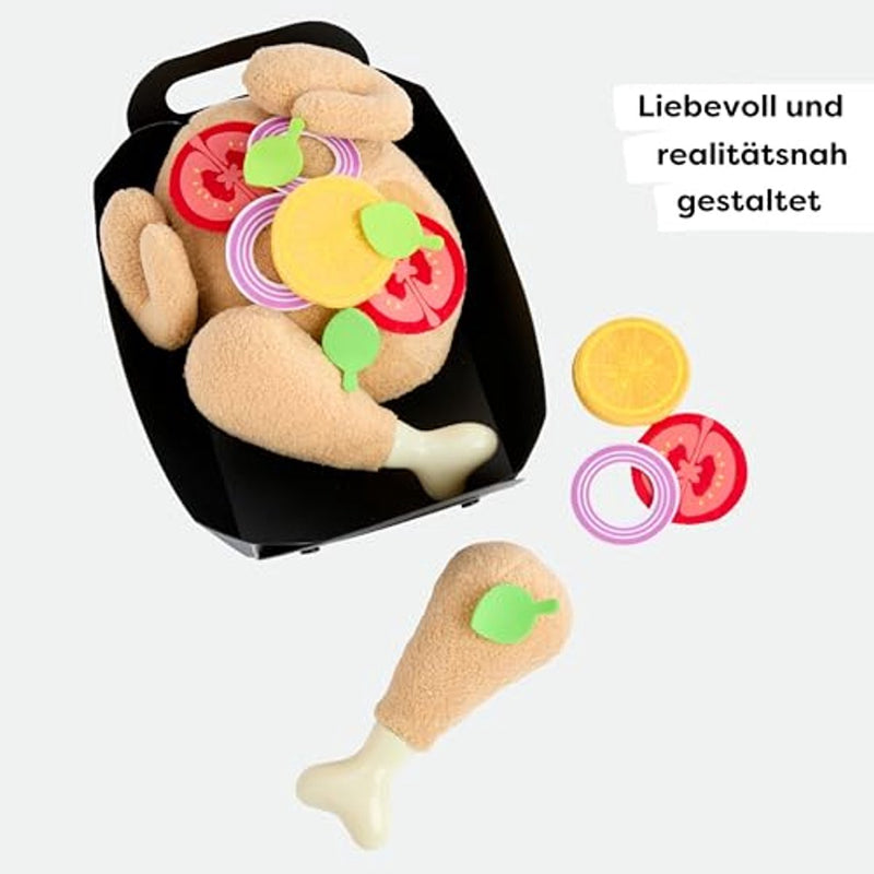 Pollo frito de juguete Haba: cocina creativa para juegos de rol.