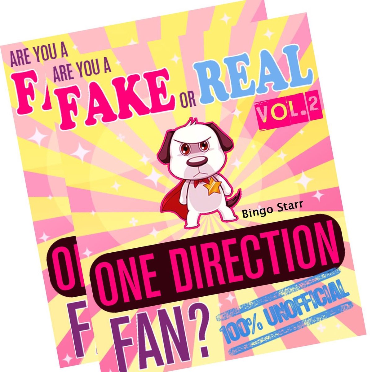 ¿Eres un fanático falso o real de One Direction? versión en paquete - rojo y amarillo - el juego de viajes de trivia de hechos y preguntas 100% no oficial