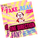 Sei un fan falso o vero dei One Direction? versione bundle - rosso e giallo - il gioco da viaggio con quiz e curiosità non ufficiale al 100%.