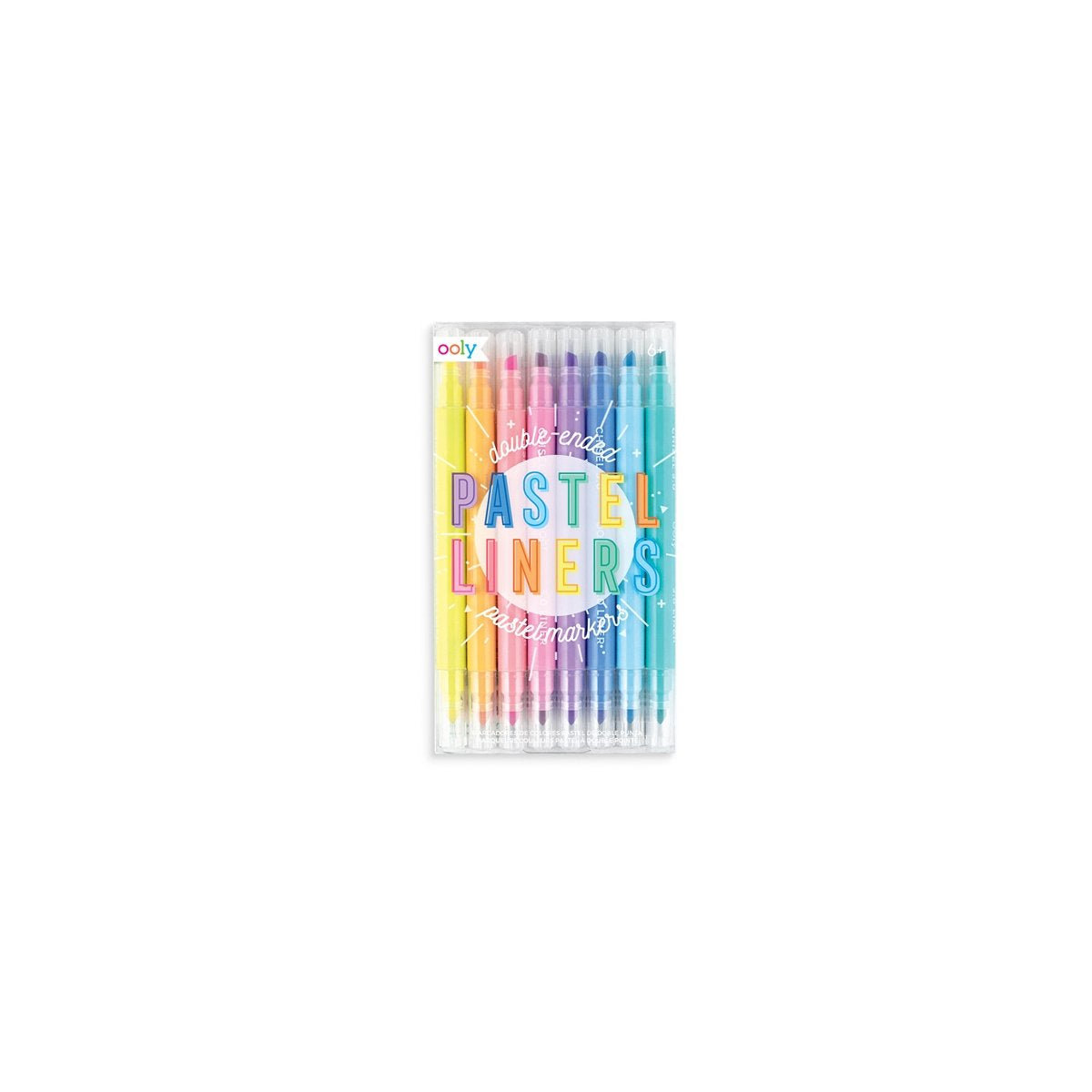 Ooly - pastel liners - dubbelzijdige pastelgekleurde stiften - 8 stuks