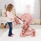 Carrozzina per bambole combinata Bayer design xeo - 72 x 38 x 65 cm - carrozzina per bambole - rosa scuro