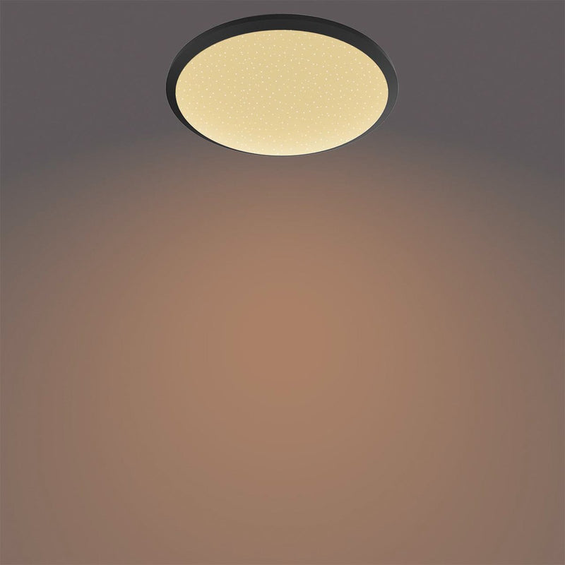 Philips Plafón LED Philips CL255 negro 12W 2700K