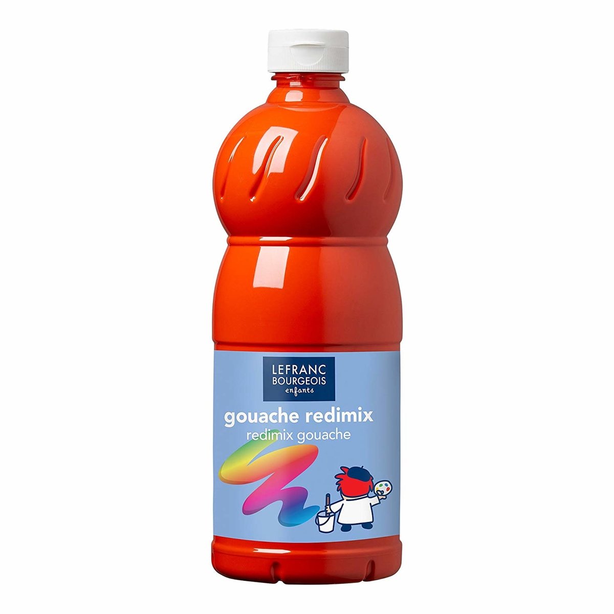 Lefranc bourgeois l b plakkaatverf redimix vermillion 500ml