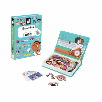Janod - magnetibook - sports - magnetic book play set