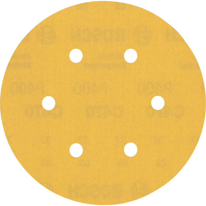 Carta vetrata Bosch 50x expert c470 con 6 fori per eccentrico...