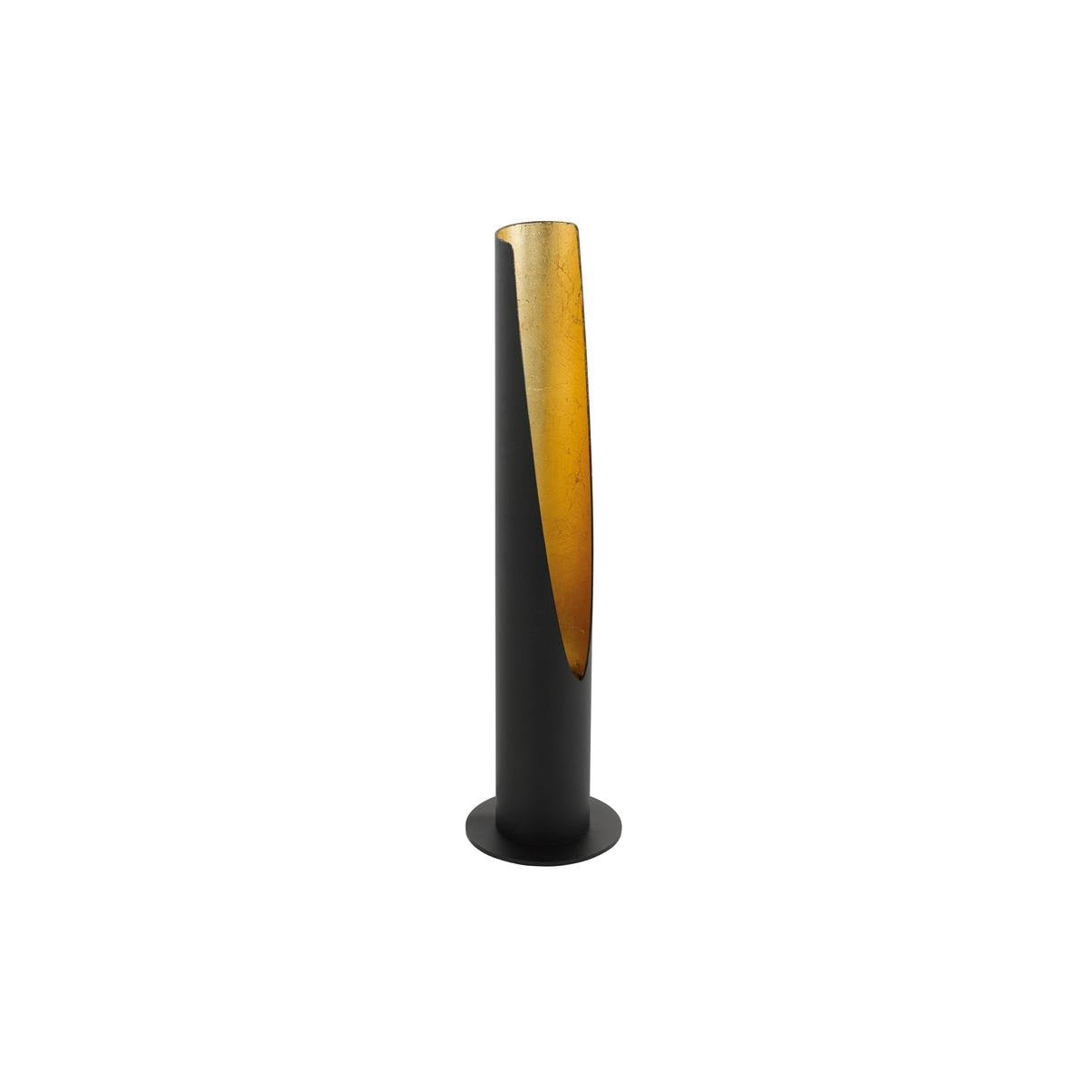 Eglo barbotto tafellamp - gu10 - 39,5 cm - zwart goud