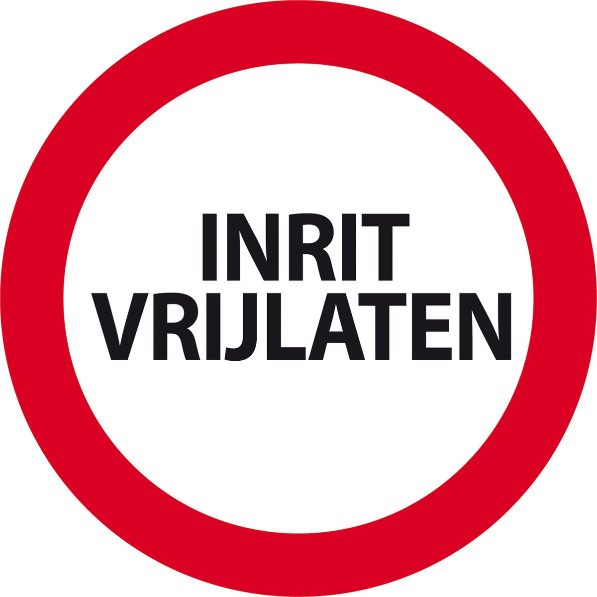 Carpoint bord inrit vrijlaten - ø 24cm - kunststof