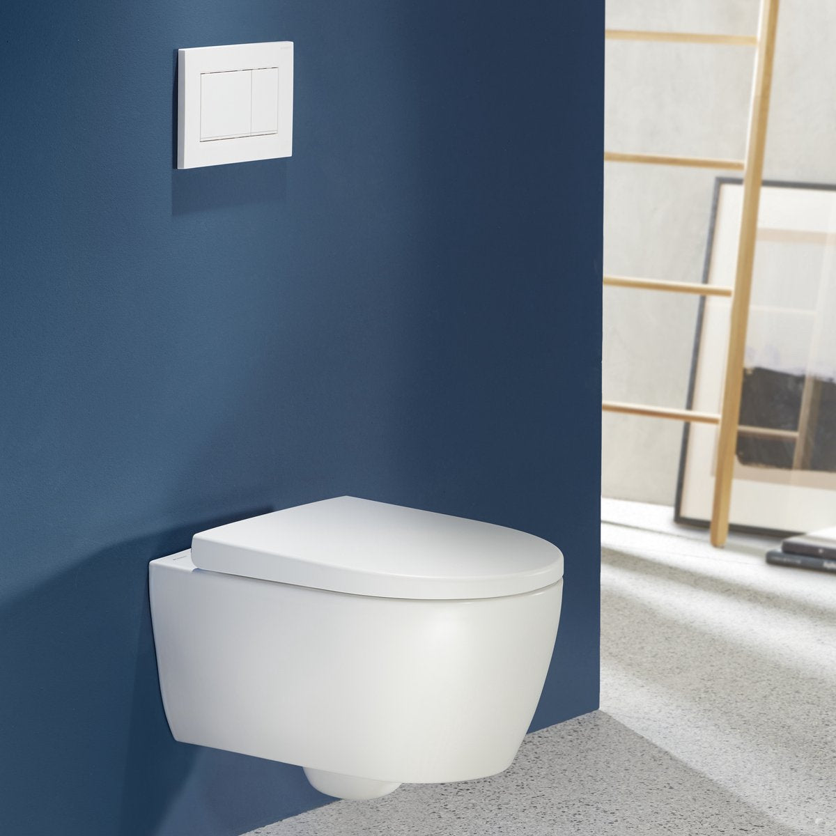 Placa de control Geberit sigma30, 2 botones: blanco mate, fácil de limpiar, blanco