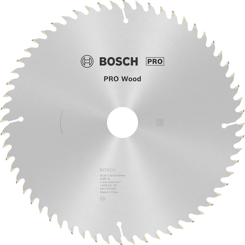 Bosch cirkzb opt 235x30 25x2.8 60t wz