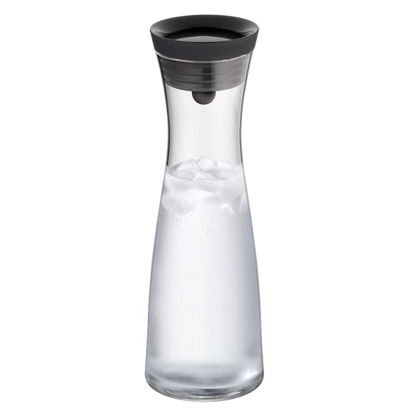 WMF basic - caraffa per acqua - 1,0 l - nera - antigoccia - design elegante