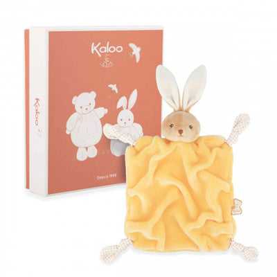 Kaloo intemporel - knuffeldoek - konijn - geel kleur