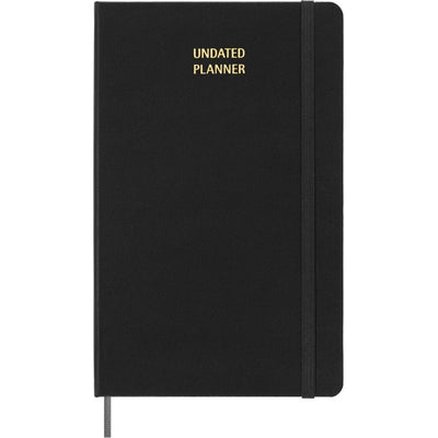 Moleskine undated planner - weekly - large - black