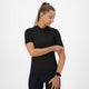 Rogelli core dames fietsshirt - korte mouw - zwart