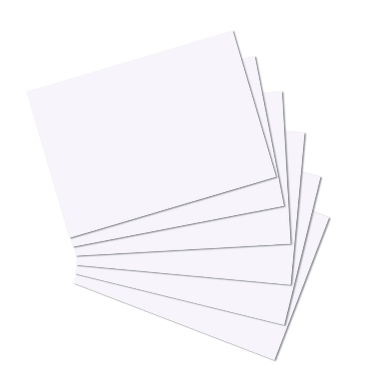 Fichas Herlitz - a4 - en blanco - blanco - 100 piezas