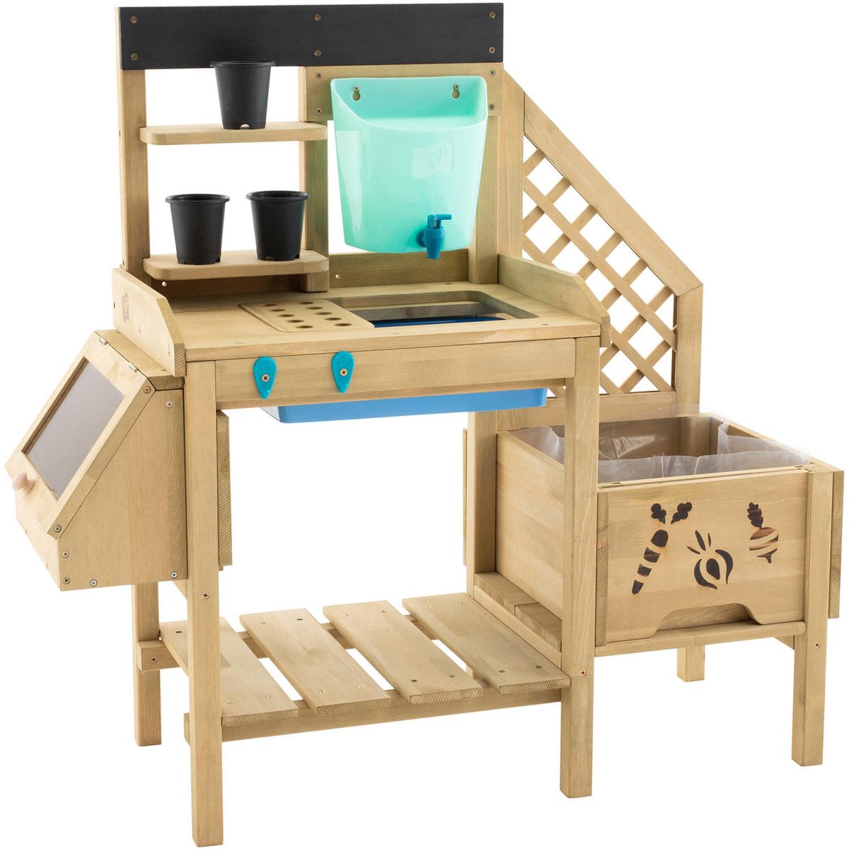Tavolo da invasatura deluxe per bambini Tp Toys - giardinaggio, serra fredda per allevamento