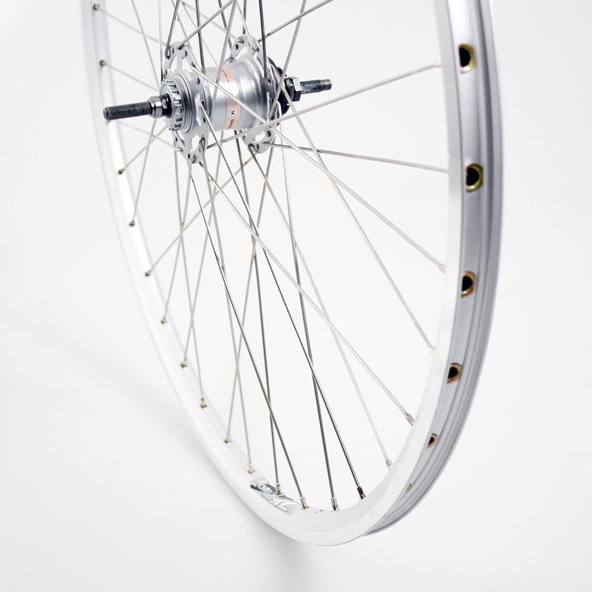 Roland Achterwiel 28 Nexus 3 RB ZAC2000 zilver RVS spk