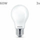 Lampada LED Philips opaca - 60 w - E27 - luce bianca calda - 3 pezzi