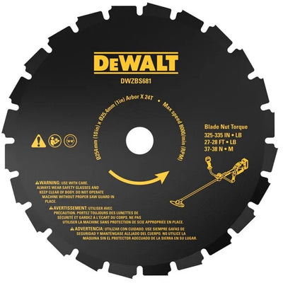 Dewalt dt20696-qz - tarcza tnąca - 24 zębów - 254mm - acciaio