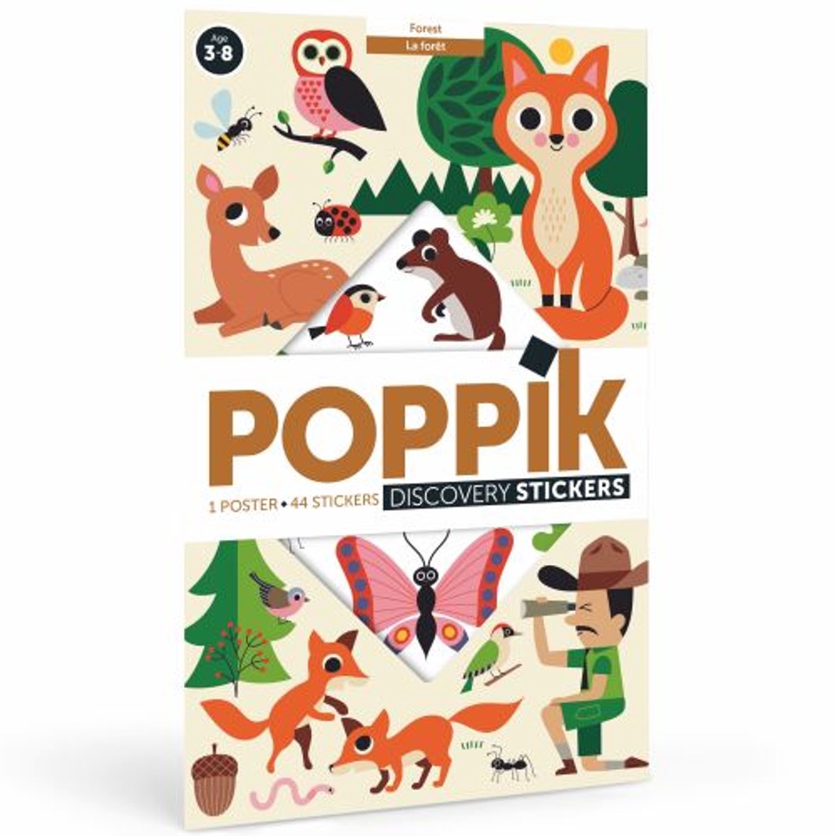 Carletto forest - 45 reusable stickers