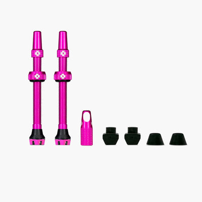 Set valvola tubeless Muc-off 60mm rosa