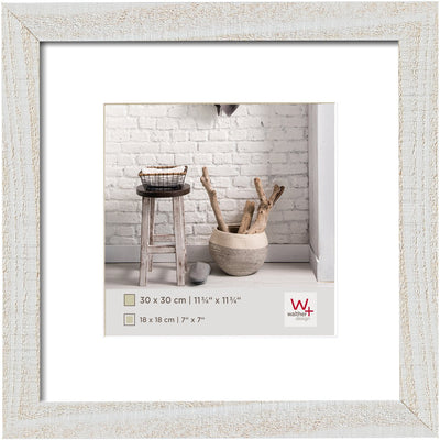 Walther home - marco de madera - tamaño de foto 30x30 cm - blanco polar