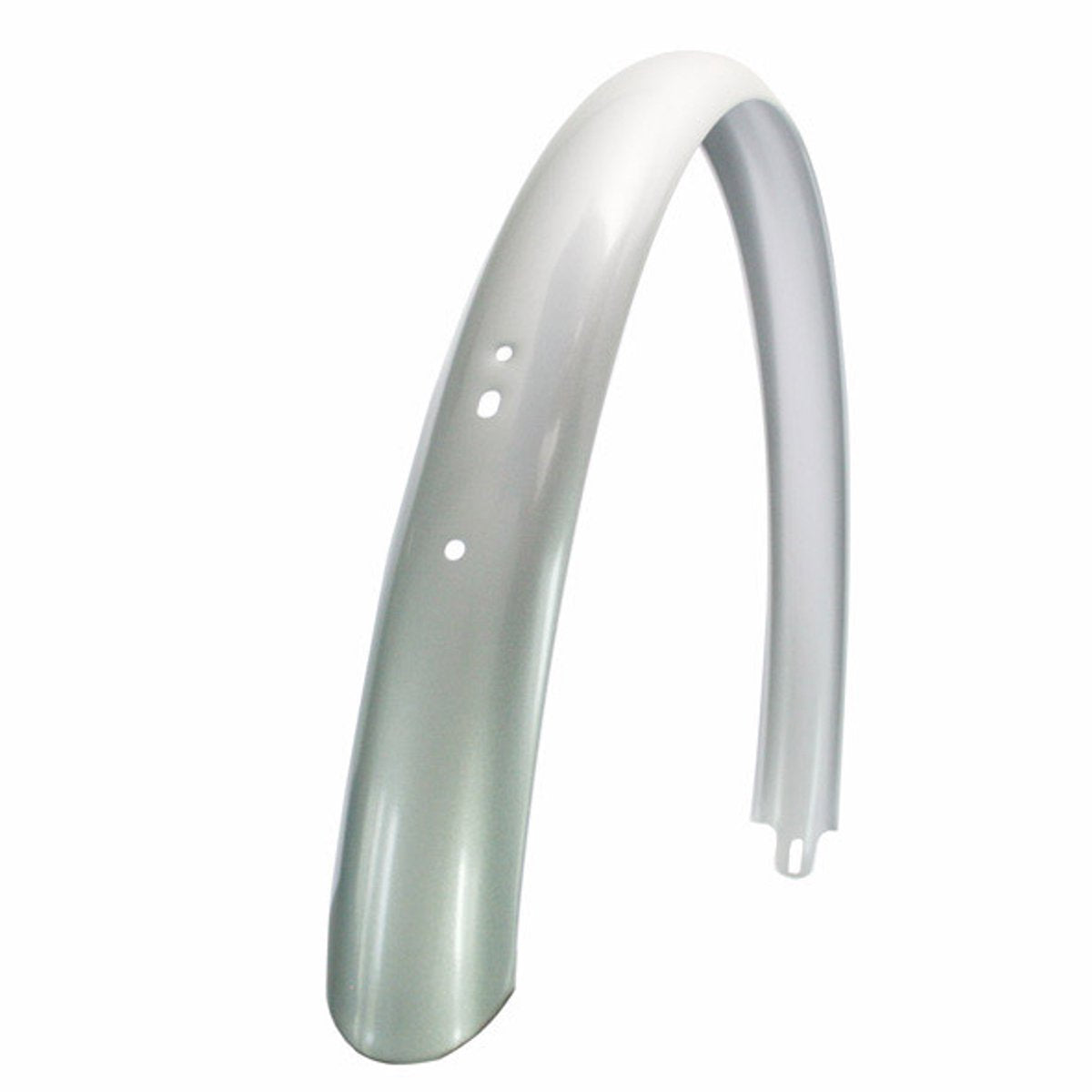 Achterspatbord 28 Transport Urban lang breed zilver