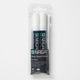 Naga glasbordmarker 4 - 5mm set a 2st. wit