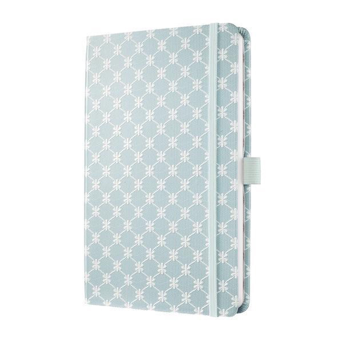 Quaderno Sigel - jolie beauty - a5 - azzurro - copertina rigida - 174 pagine - 80 grammi - riga - si-jn309
