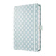 Quaderno Sigel - jolie beauty - a5 - azzurro - copertina rigida - 174 pagine - 80 grammi - riga - si-jn309