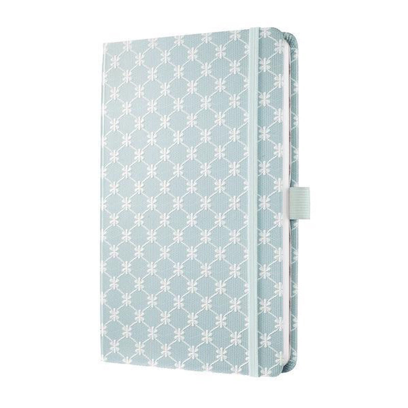 Quaderno Sigel - jolie beauty - a5 - azzurro - copertina rigida - 174 pagine - 80 grammi - riga - si-jn309
