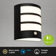 Briloner - led wandlamp accu - touch - timer - zwart - verwisselbare batterij - verwisselbare printplaat - 18 x 15 x 7 cm - zwart